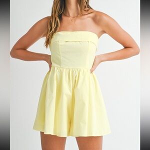 Strapless Romper